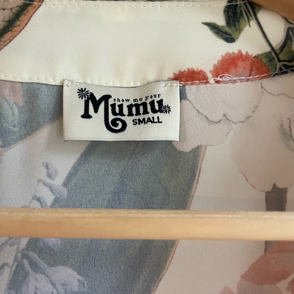 Nature Pattern Show Me Your Mumu Wrap Top - Picture 5 of 10